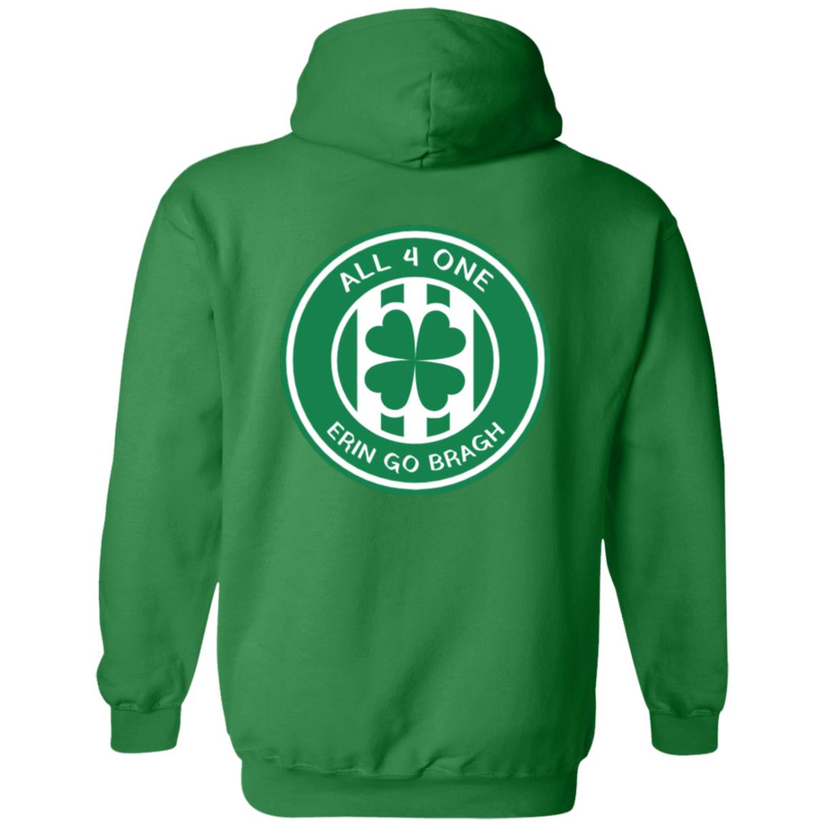 All 4 One St. Patrick's Day Zip Up Hooded Sweatshirt