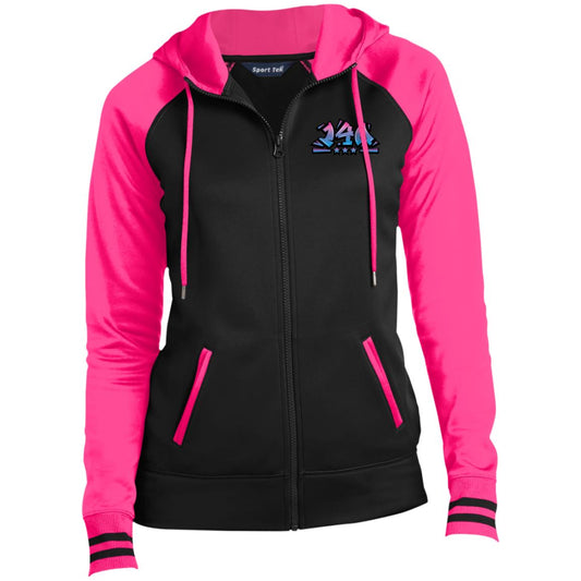 One 4 All Ladies' Sport-Wick® Full-Zip Hooded Jacket