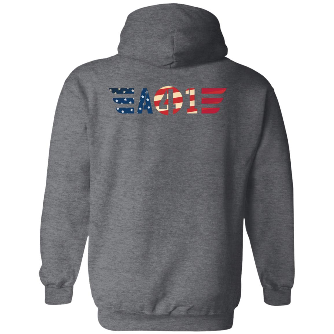 All 4 One Stars & Stripes Zip Up Hooded Sweatshirt Men's Apparel