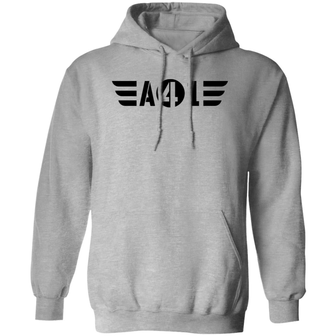 A41 Black Logo Pullover Hoodie