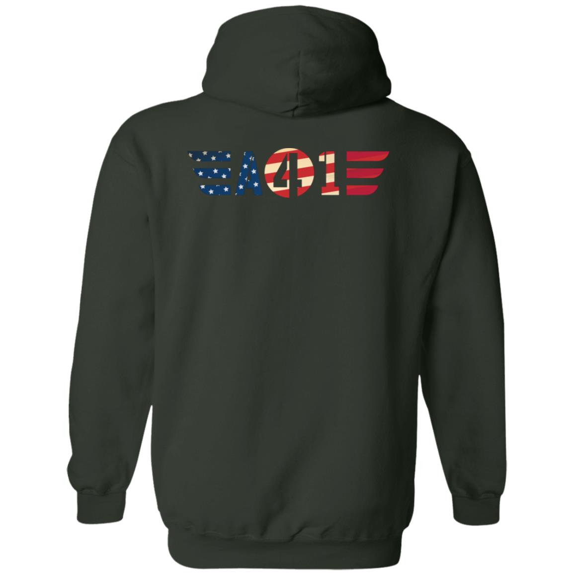 All 4 One Stars & Stripes Zip Up Hooded Sweatshirt Men's Apparel