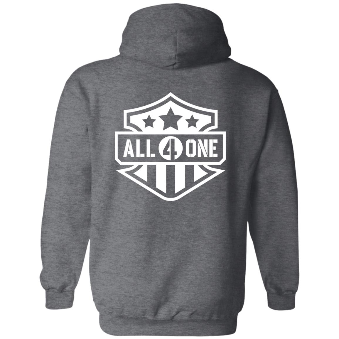 All 4 One Duel Zip Up Hooded Sweatshirt