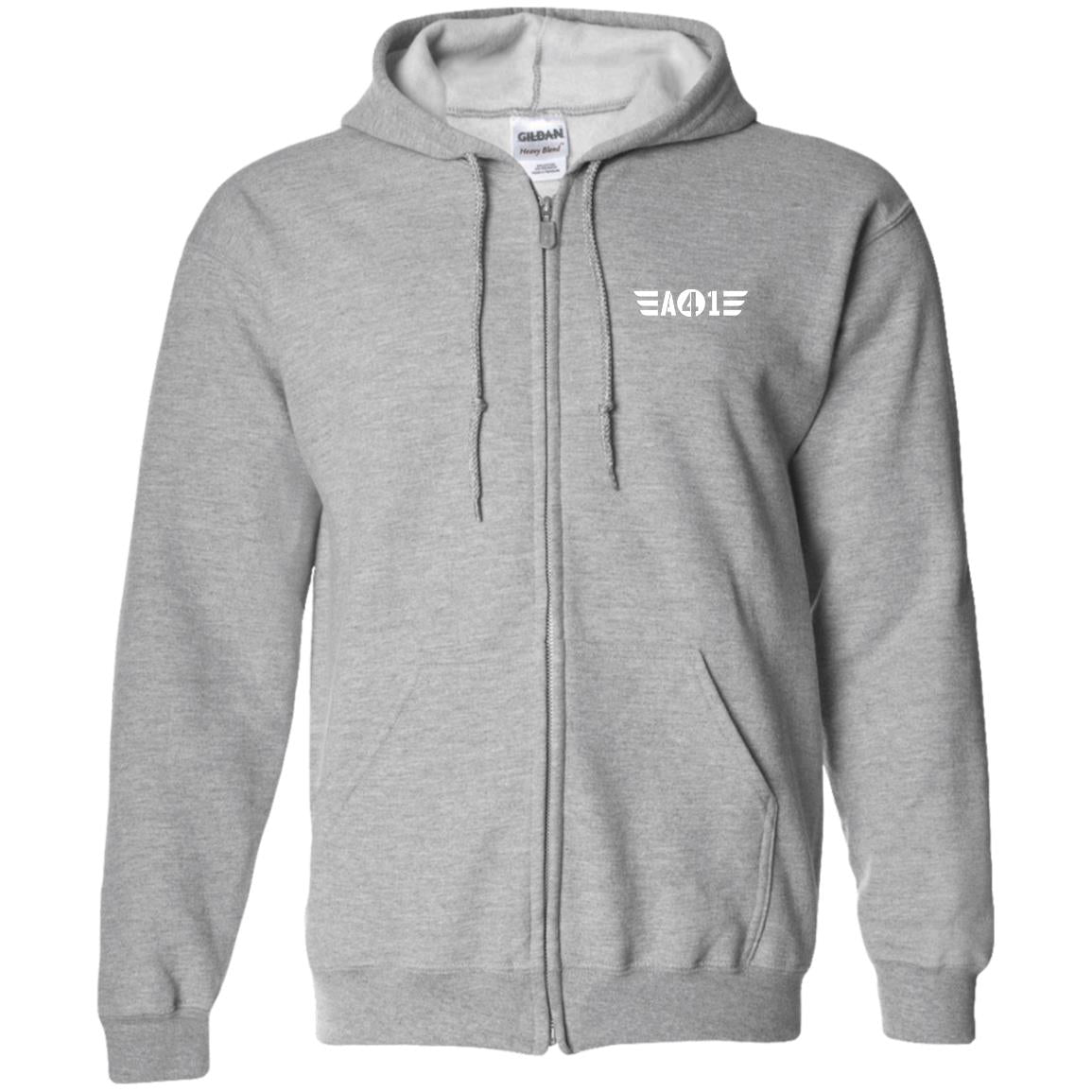 All 4 One Duel Zip Up Hooded Sweatshirt