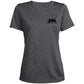 One 4 All Ladies' Heather Scoop Neck Performance Tee