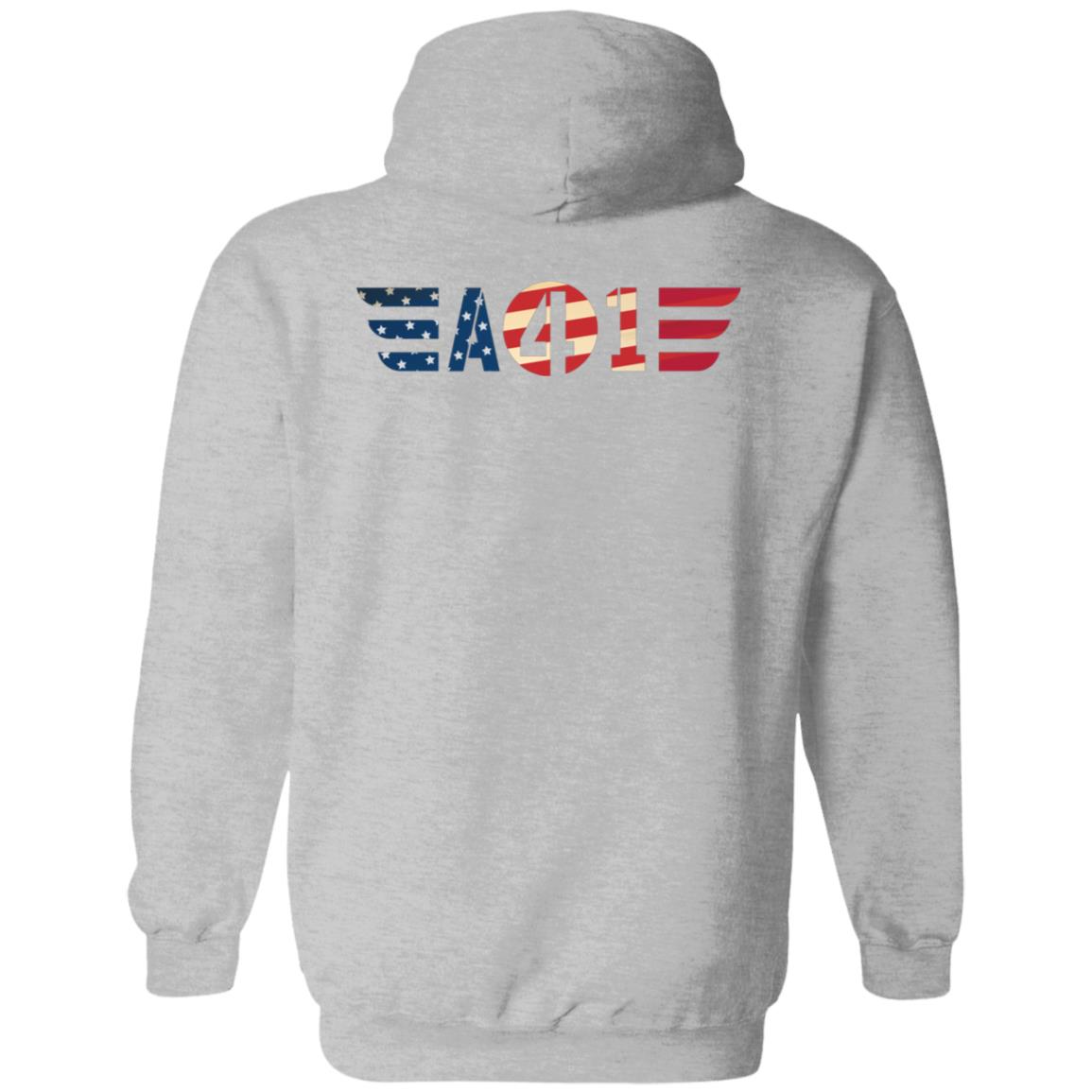 All 4 One Stars & Stripes Zip Up Hooded Sweatshirt Men's Apparel