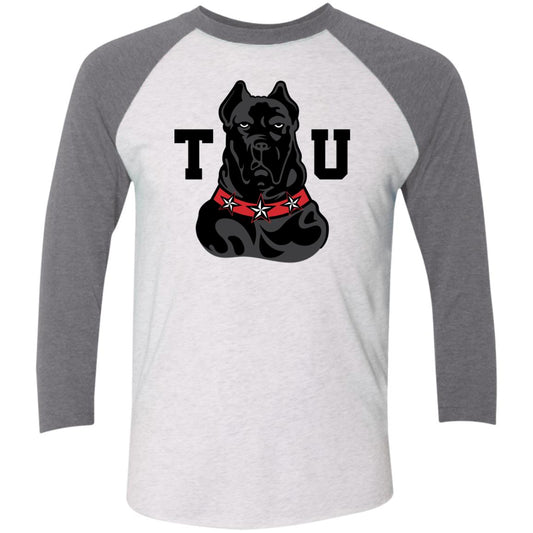 Team Underdog Tri-Blend 3/4 Sleeve Raglan Mens T-Shirt