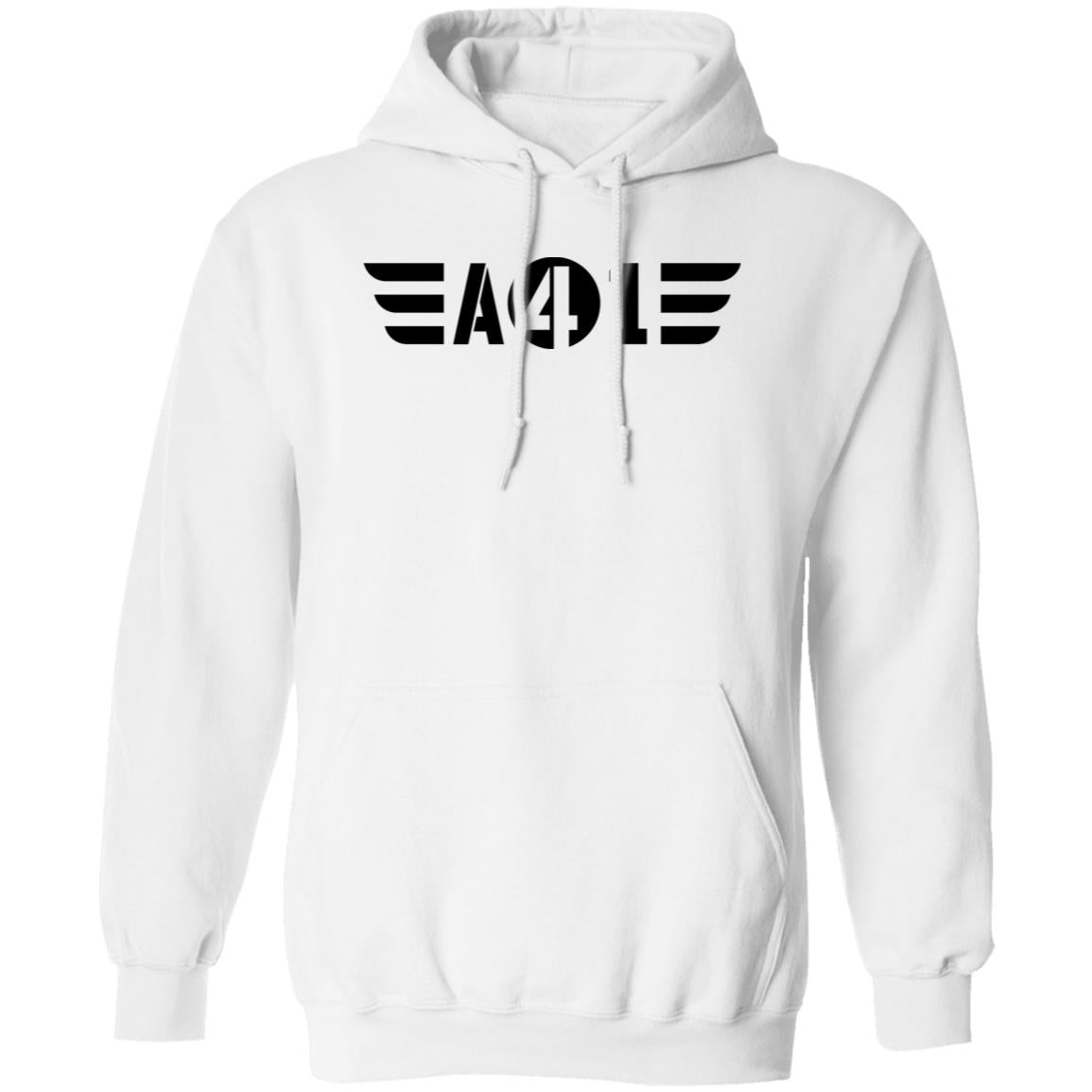 A41 Black Logo Pullover Hoodie