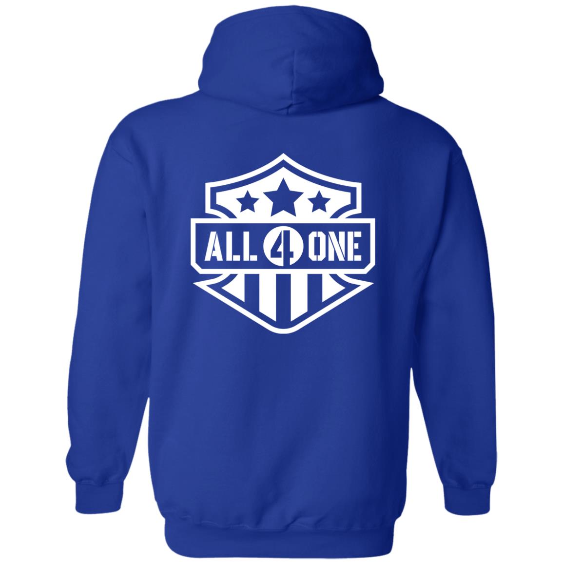 All 4 One Duel Zip Up Hooded Sweatshirt