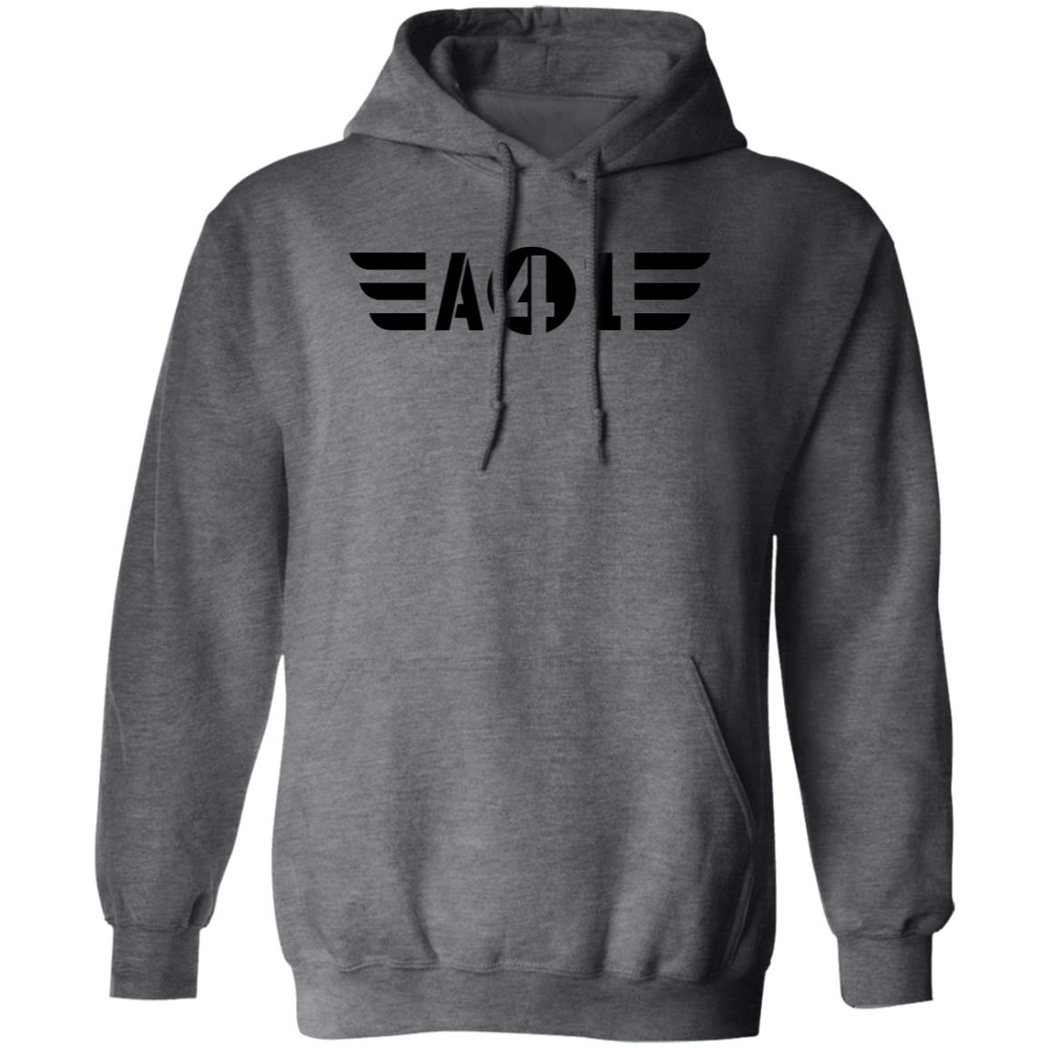 A41 Black Logo Pullover Hoodie