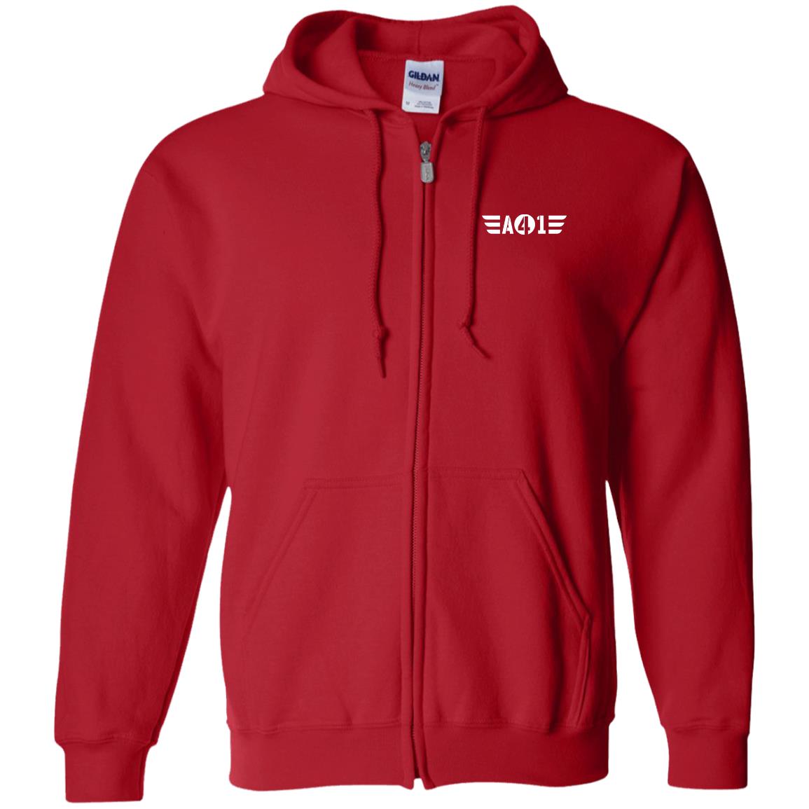 All 4 One Duel Zip Up Hooded Sweatshirt