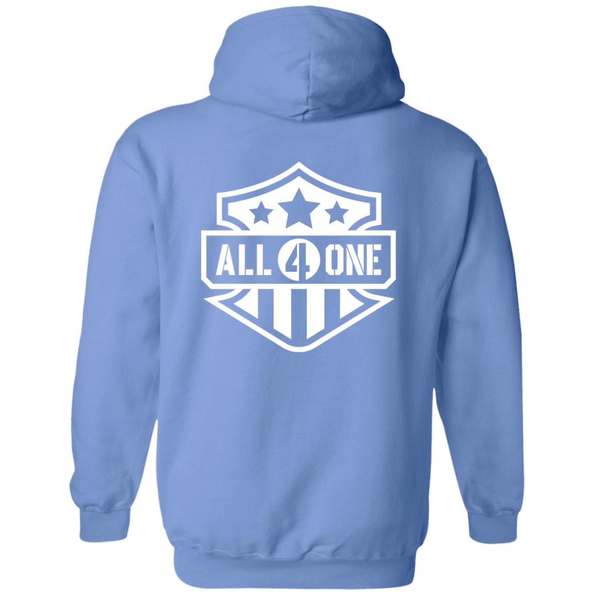 All 4 One Duel Zip Up Hooded Sweatshirt