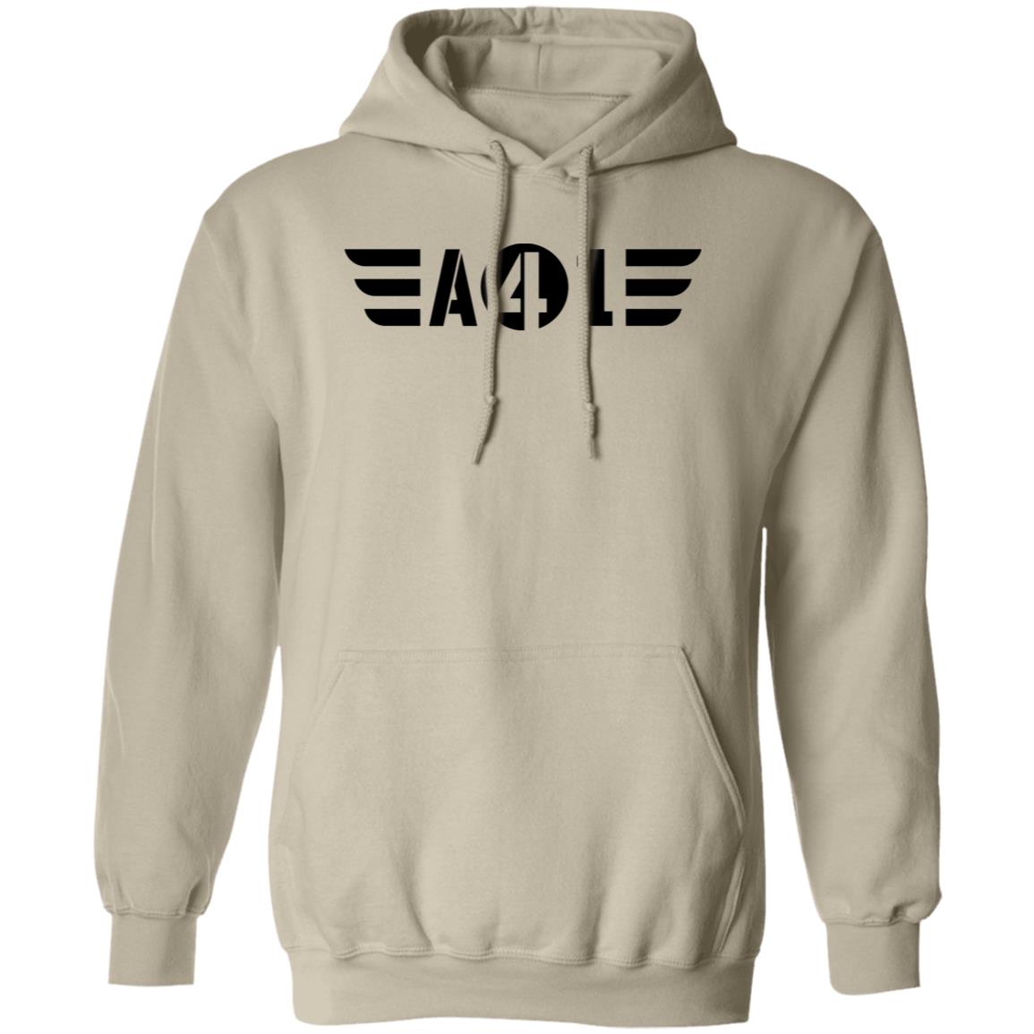 A41 Black Logo Pullover Hoodie