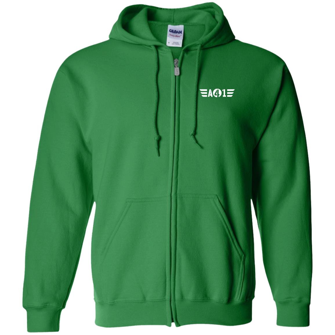 All 4 One Duel Zip Up Hooded Sweatshirt