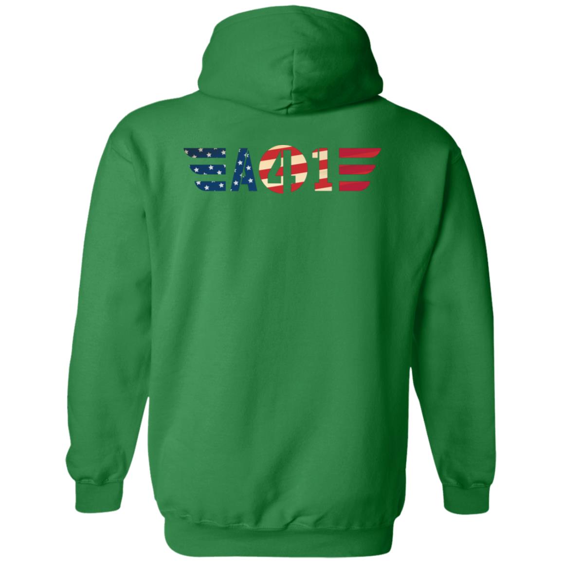 All 4 One Stars & Stripes Zip Up Hooded Sweatshirt Men's Apparel