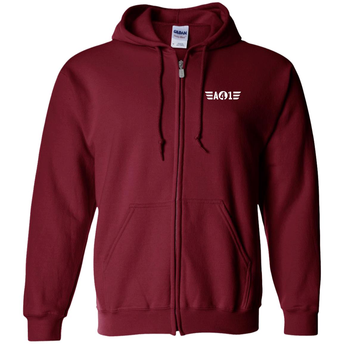 All 4 One Duel Zip Up Hooded Sweatshirt